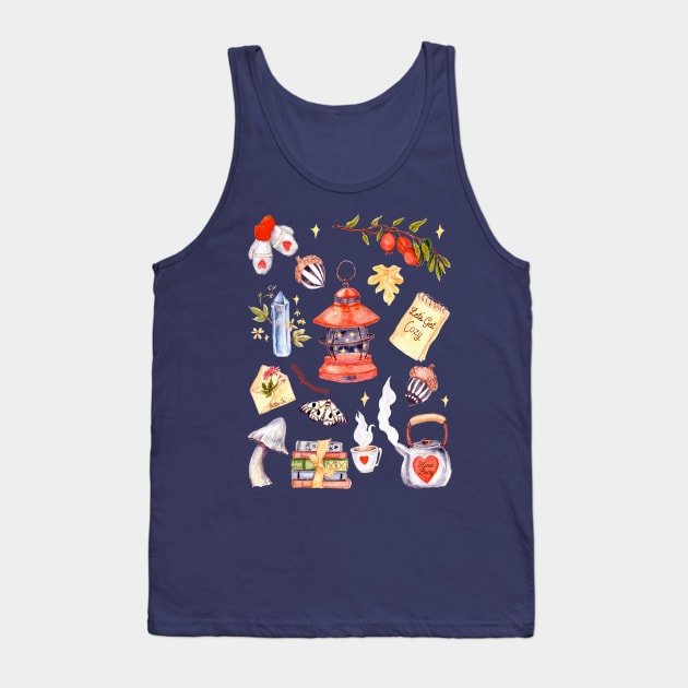 Cozy Christmas Vibes Tank Top by FabulouslyFeminist